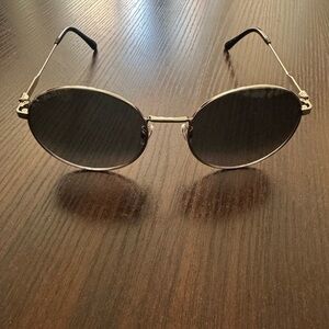 Round Black Sunglasses